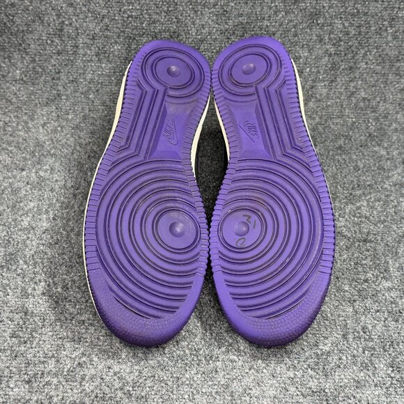 Nike Air Force 1 Low‎ Shoes Men\'s Size 13 Crackled Purple Black Athletic Retro main image 13